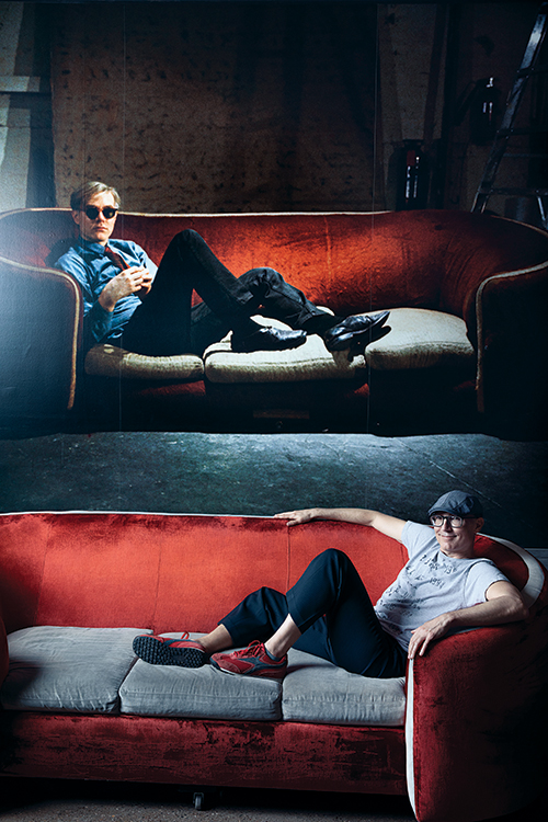 John Schlimm and Andy Warhol