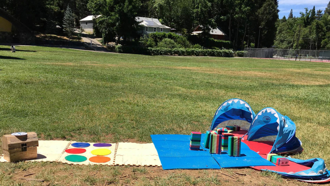 The experimental “Beach Bowling” game