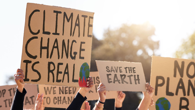 Climate Change signs