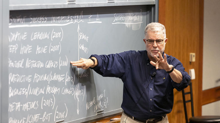 Jim Honan teaching