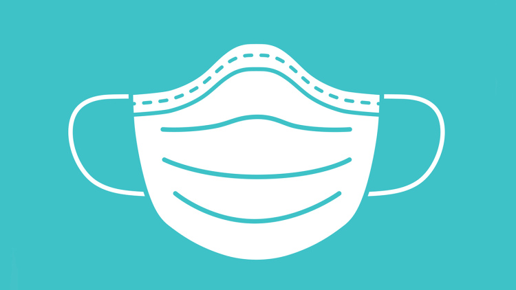 Illustration of face mask