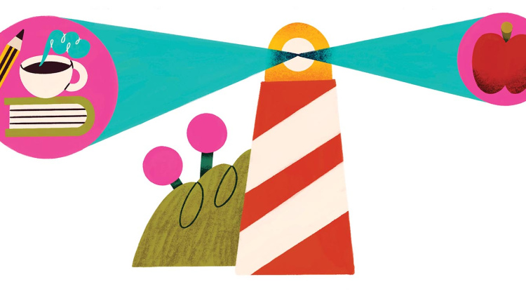 Lighthouse illustration by Tete Garcia